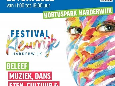 Affiche van Kleurrijk Harderwijk